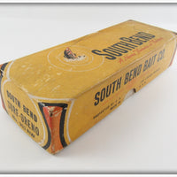 South Bend Red Arrowhead White Body Surf Oreno Empty Box
