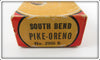 South Bend Silver Speckle Pike Oreno Empty Box