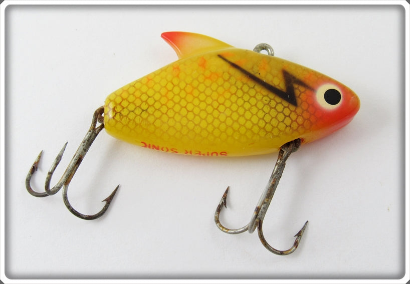 Vintage Heddon Yellow Scale Super Sonic Lure