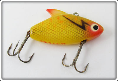 Vintage Heddon Yellow Scale Super Sonic Lure