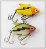 Heddon Yellow Black Lightning & Perch Sonic Pair