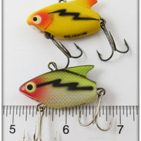 Heddon Yellow Black Lightning & Perch Sonic Pair