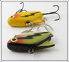 Heddon Yellow Black Lightning & Perch Sonic Pair