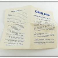 Reck's Tackle Co Yellow & Black Cinch In Box