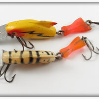 Heddon Yellow & Coachdog Firetail Sonic Pair
