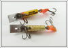 Heddon Yellow & Coachdog Firetail Sonic Pair