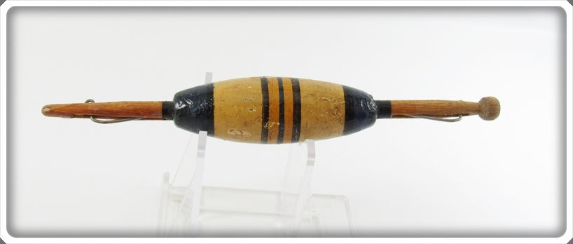 Vintage Blue, Black & White Bobber Float 