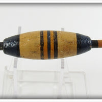 Blue, Black & White Bobber Float