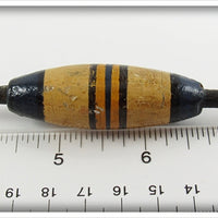 Blue, Black & White Bobber Float