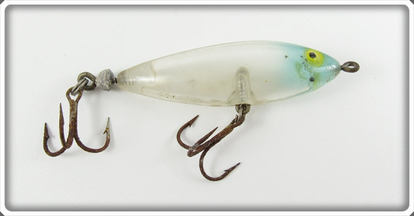 Vintage Cotton Cordell Clear & Blue Crazy Shad Lure For Sale