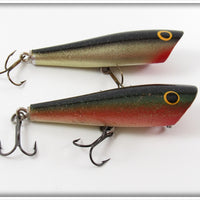 Vintage Hollenbach Black Back Plunker Lure Pair 