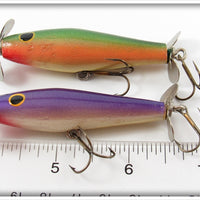 Hollenbach Purple & Green Topwater Pair