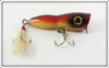 Vintage Ozark Mountain Red & Black Pop Eye Lure