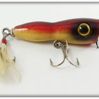 Vintage Ozark Mountain Red & Black Pop Eye Lure