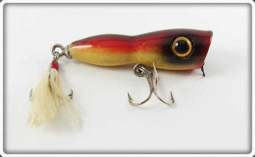 Vintage Ozark Mountain Red & Black Pop Eye Lure