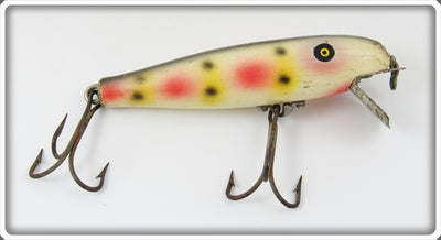 Pflueger White With Red, Yellow & Black Spots Palomine Lure