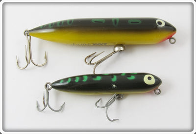 Vintage Heddon Bullfrog Zara Puppy & Zara Pooch Lure Pair