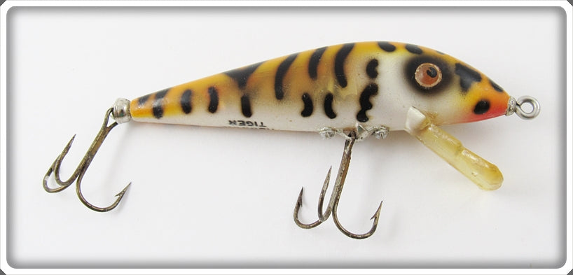 Vintage Heddon Orange Tiger Lure 1020 TG For Sale