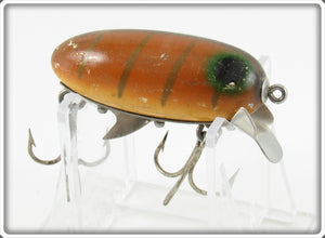 Vintage Clark's Brown Gold Ribs Dent Eye Water Scout Lure