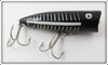 Vintage Heddon Black Shore Chugger Spook Lure 9540 XBW