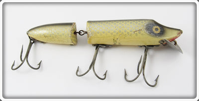 Vintage Heddon Shiner Scale Jointed Vamp Lure