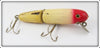 Vintage Weller Red & White Flex Tail Minnow Lure