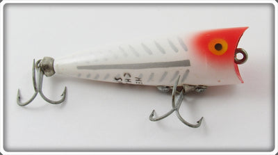 Vintage Heddon White Shore Tiny Chugger Lure 335 XRW