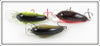 Crawdad & Black Scale Crankbait Lot Of Three