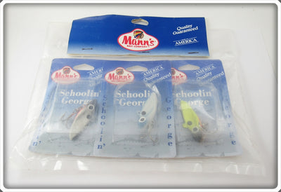 Vintage Mann's Bait Co. Schoolin' George 3 Kit Lure Sealed In Package