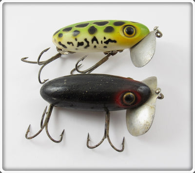 Arbogast Frog & Black Jitterbug Pair