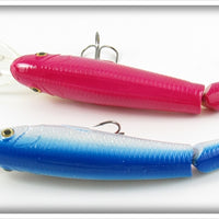 Cabela's Fisherman Series Pink & Blue Jointed Walleye Runner Pair