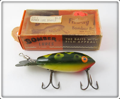 Vintage Bomber Bait Co Frog Spot 411 Lure In 315 Box