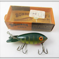 Vintage Bomber Bait Co Green Perch 305 Lure In Unmarked Box