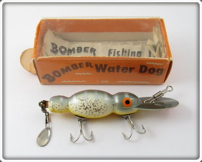 Bomber Bait Co Silver Speckle Yellow Belly Water Dog In 1540 Box