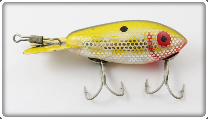 Vintage Bomber Bait Co Metascale Yellow Back Shad M381 Lure
