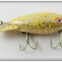 Bomber Bait Co Yellow Silver Flakes 219 In Correct Box