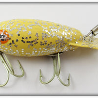 Bomber Bait Co Yellow Silver Flakes 219 In Correct Box