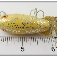 Bomber Bait Co Yellow Silver Flakes 219 In Correct Box