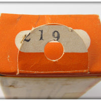 Bomber Bait Co Yellow Silver Flakes 219 In Correct Box