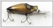 Heddon Fish Flash Gold & Black Go Deeper Midget River Runt Lure