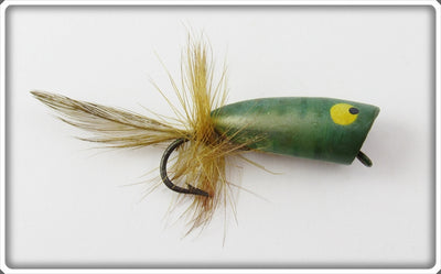 Vintage Heddon Green Popper Spook Lure