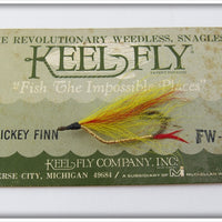 Vintage Keel Fly Company Inc Mickey Finn Fly Rod Lure On Card