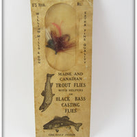 Vintage William Mills & Co Trout Fly Rod Lure In Package