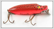 Vintage Heddon Crackleback Orange River Runt Lure