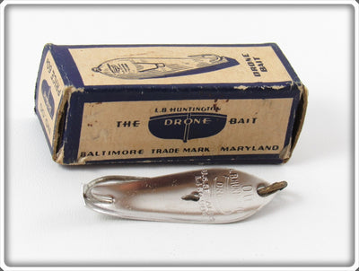 Vintage L.B. Huntington Tiny Drone Bait In Box 
