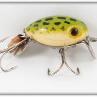 Vintage Fred Arbogast Frog Spot Hula Dancer Lure