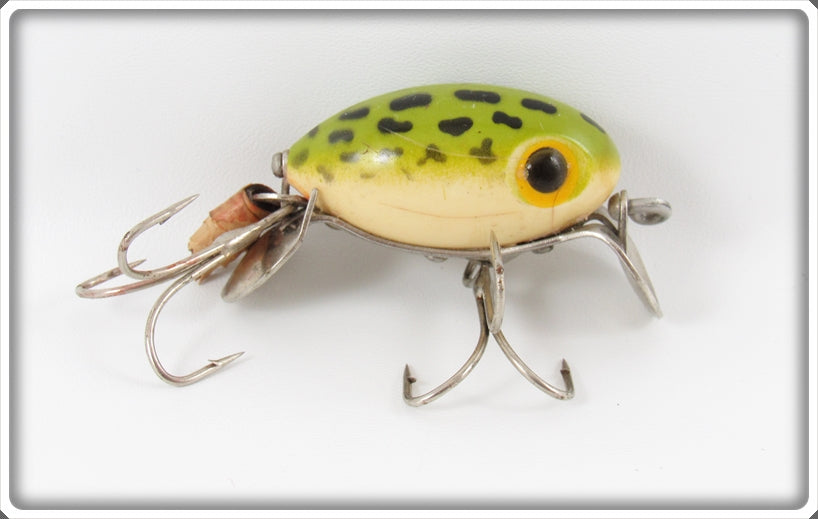 Vintage Fred Arbogast Frog Spot Hula Dancer Lure