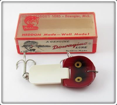 Vintage Heddon Red Head White Stingaree Lure In Box 9930 RH