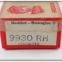 Heddon Red Head White Stingaree In Box