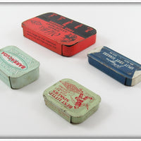 Horrocks & Ibbotson, Barracuda & JC Higgins Split Shot Tin Lot Of Four